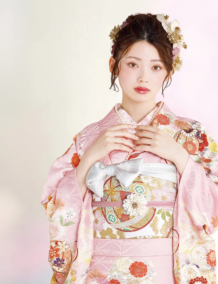 専用Y2720◆希少 夏着物 正絹 絽 手縫い仕立て 成人式 トールサイズ 振袖 kyouto-usagido_f-171-t