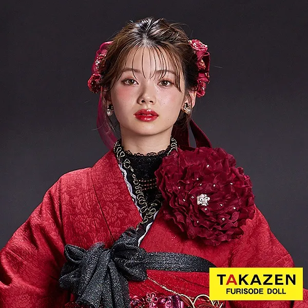 レースインナーネットレンタル　（レース素材つけ襟・袖・スカート・パールネックレスの4点セット）　ブラック/黒