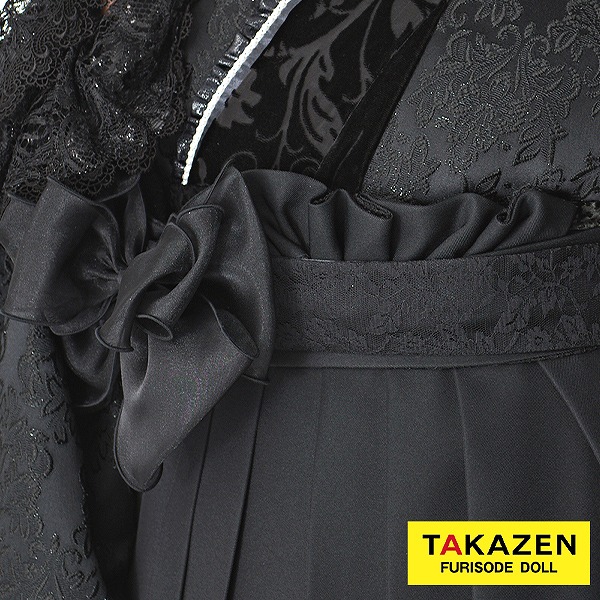 リボンレースしごき　黒　かわいい　髪飾りとしても使える♡