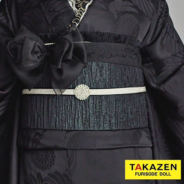 リボンレースしごき　黒　かわいい　髪飾りとしても使える♡