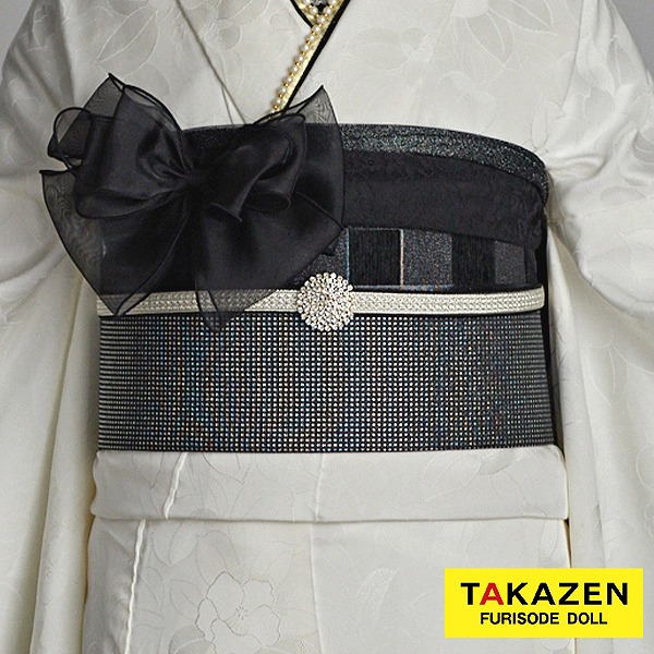 リボンレースしごき　黒　かわいい　髪飾りとしても使える♡