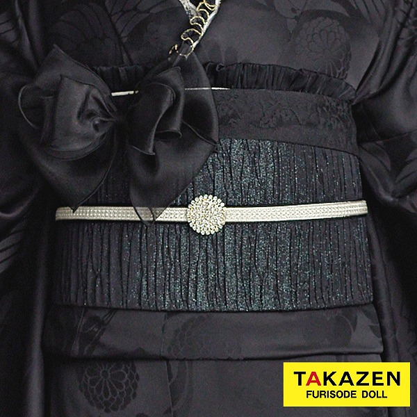 リボンレースしごき　黒　かわいい　髪飾りとしても使える♡