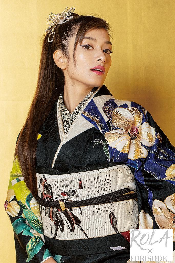 展示品20点全て揃った ワンランク上の正絹振袖フルセット金彩刺繍成人式