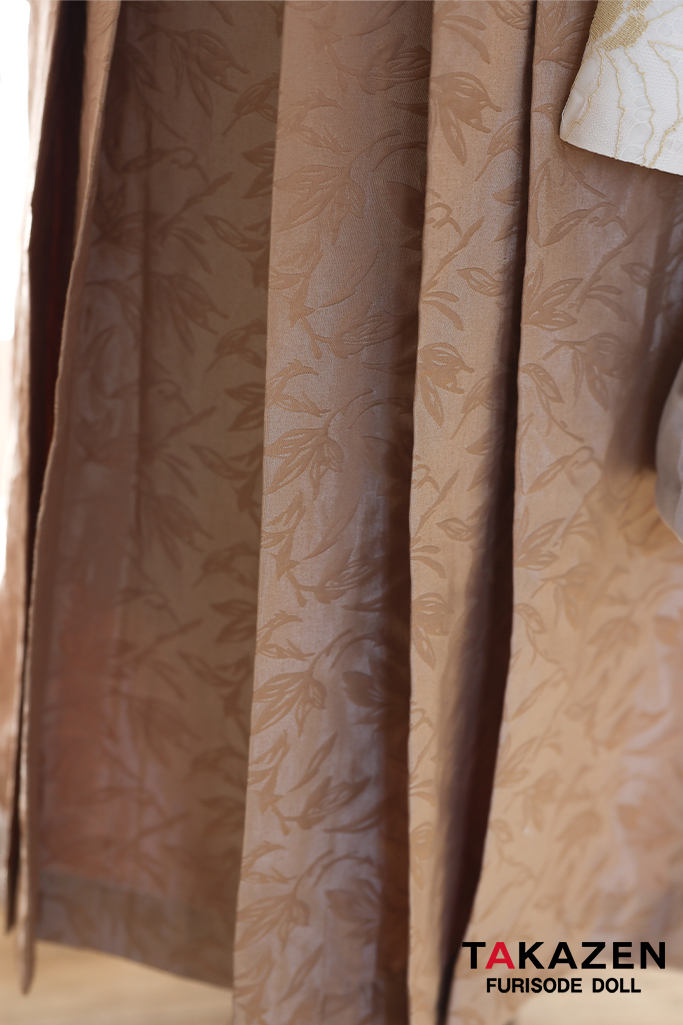 くすみカラーガーリー　　ベージュ/クリーム　無地　シンプル　ブーツスタイル　淡い色袴ネットレンタル　K24036