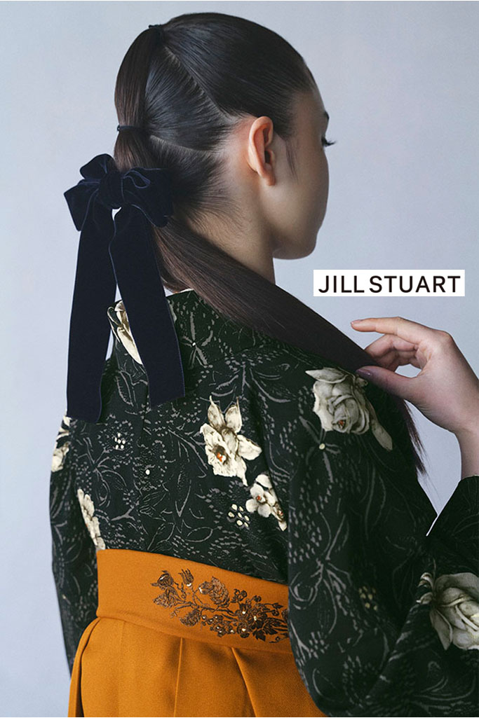 JILL STUARTブランド袴ネットレンタル　ブラック　フルール　大人っぽい　かっこいい　ブーツスタイル　洋風　きれいめ　R26050