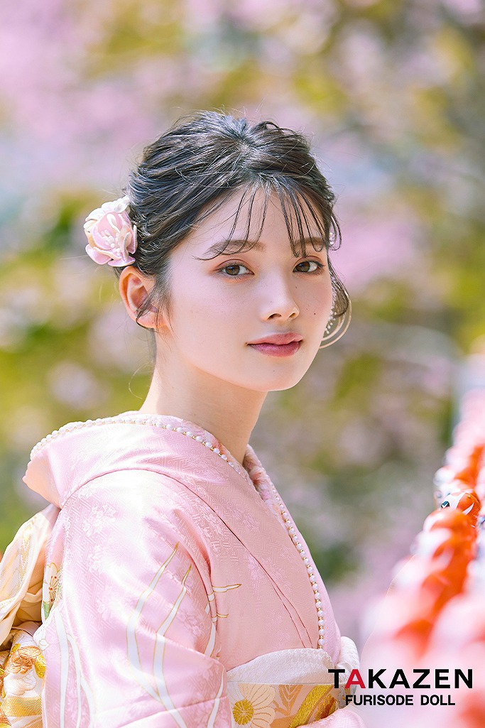 プレミアム古典　ピンク/淡い色　吉澤織物/最高級手描友禅　吉祥文様/流水模様　はんなり　南琴奈　可愛らしい着物ネットレンタル　LB37