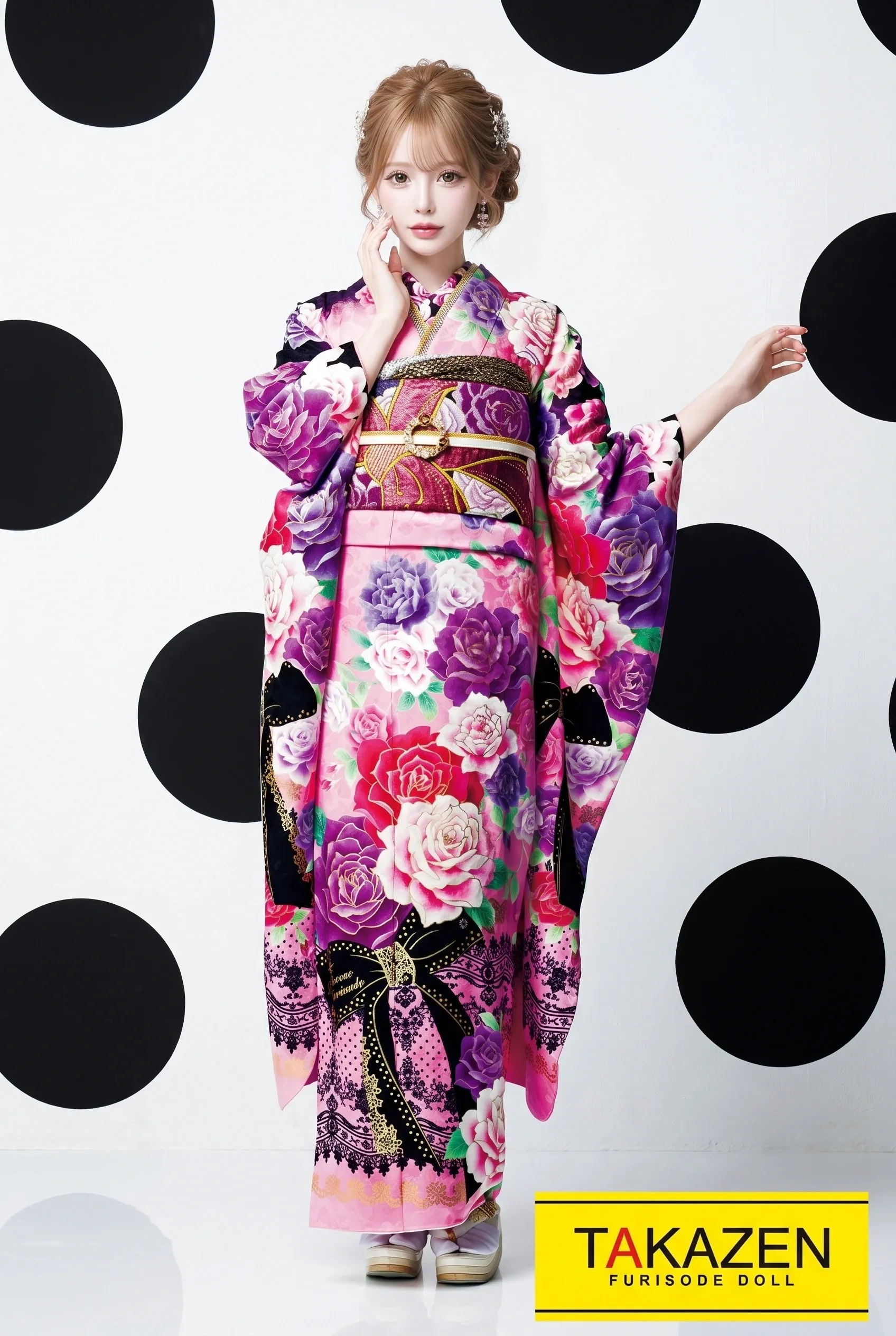 紫色の成人式の振袖ネットレンタル｜FURISODE DOLL（フリソデドール