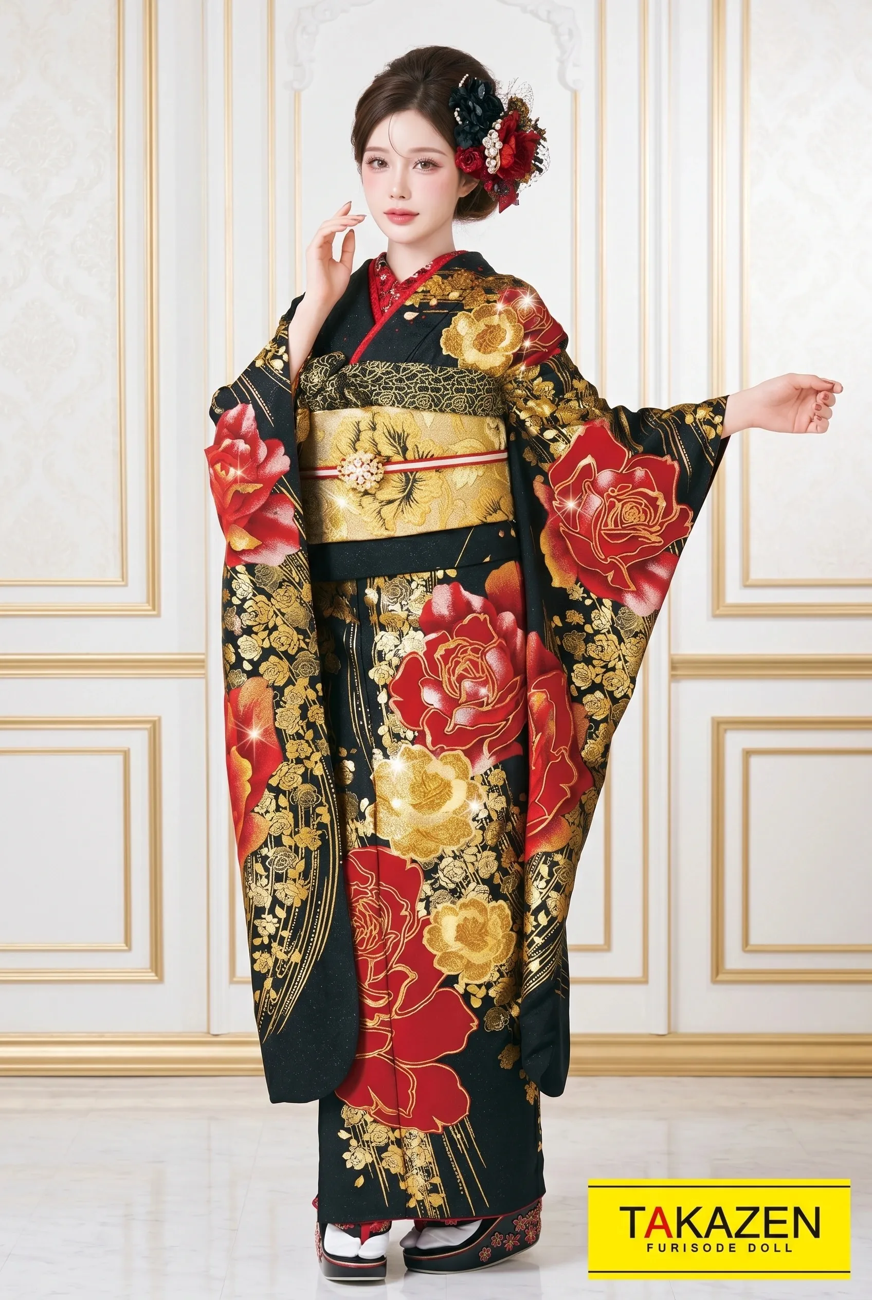赤色の成人式の振袖ネットレンタル｜FURISODE DOLL（フリソデドール