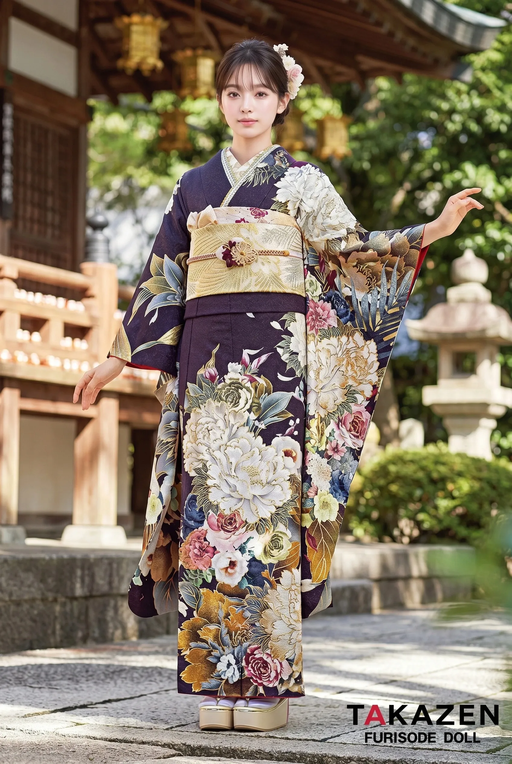 紫色の成人式の振袖ネットレンタル｜FURISODE DOLL（フリソデドール