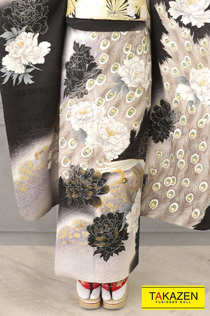 アンティーク調渋いジャパンモード かっこいい孔雀柄 黒 グレー Yk1 全国対応 振袖通販レンタルならフリソデドール By Takazen 成人式振り袖 卒業式袴レンタルno 1 アンティーク調渋いジャパンモード かっこいい孔雀柄 黒 グレー Yk1 全国対応 振袖通販レンタルならフリソデドール By Takazen 成人式振り袖 卒業式袴レンタルno 1