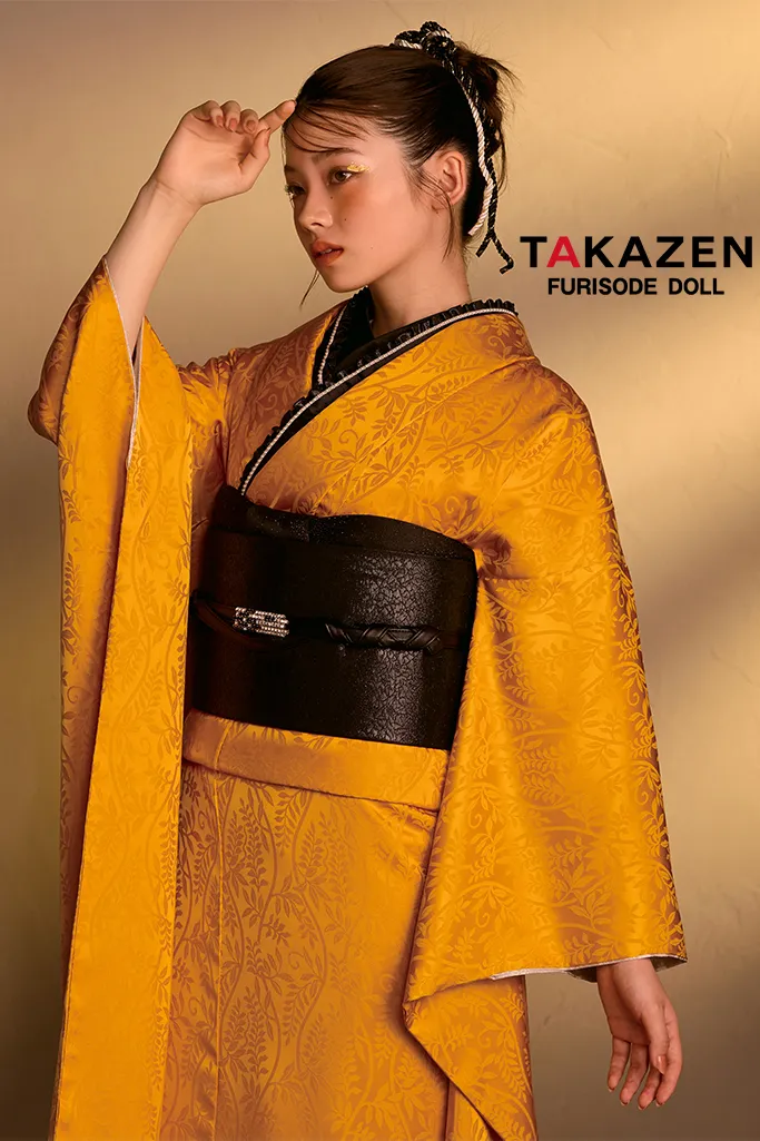 最新作ヴィンテージスタイル　からし/マスタード/ビタミンカラー　無地　シンプル　個性派　目立つ　かぶらない　派手　ブーツコーデ　南琴奈　26063