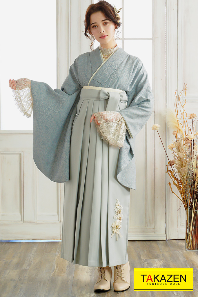 410ag59着物のみ□七五三 七歳 セミアンティーク 女児 着物のみ　蝶□ 410ag59着物のみ□七五三 七歳 セミアンティーク 女児 着物のみ蝶□