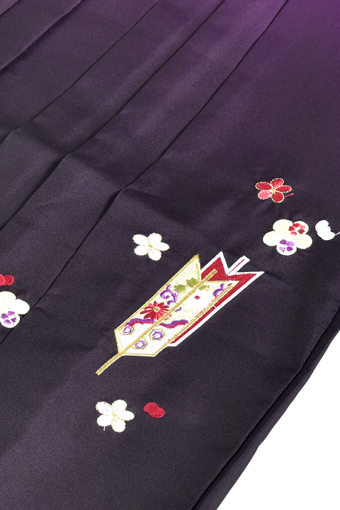 被らない派手かわいい袴ネットレンタル(目立つ蝶々柄)　ピンク/紫/黒　RY100