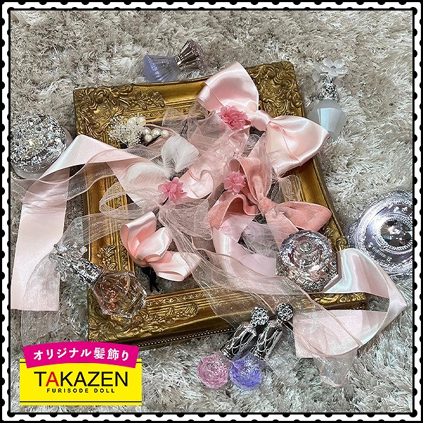 トレンドリボンヘアアクセサリー　ピンク　パステルカラー　パール　カスミソウ　バラ髪飾り　使いやすい　オシャレな成人式卒業式髪飾り通販