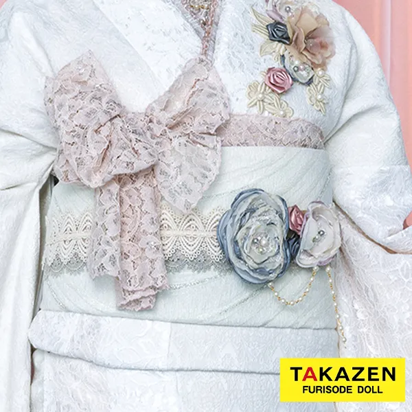 リボンと花のアトリエ♦︎豪華レースの重ね衿　レース半衿　レース帯揚げ　正絹帯揚げ他 リボンと花のアトリエ♦︎豪華レースの重ね衿 レース半衿 レース