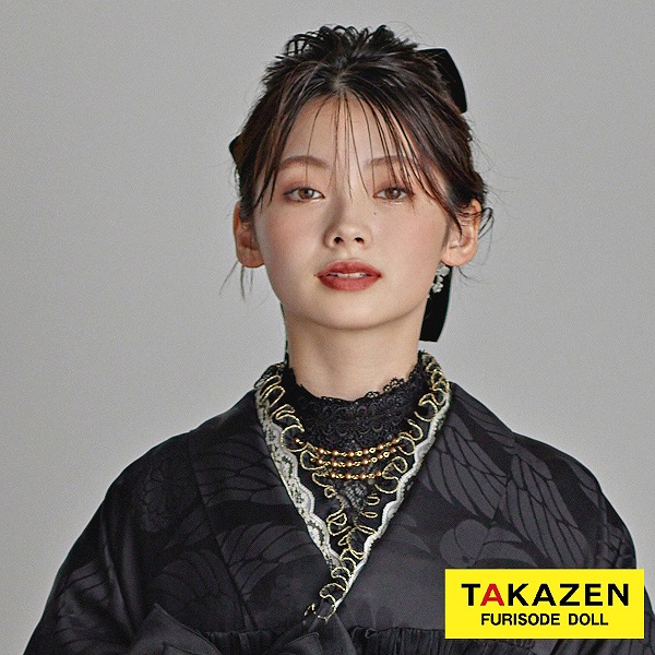 レースインナーネットレンタル　（レース素材つけ襟・袖・スカート・パールネックレスの4点セット）　ブラック/黒