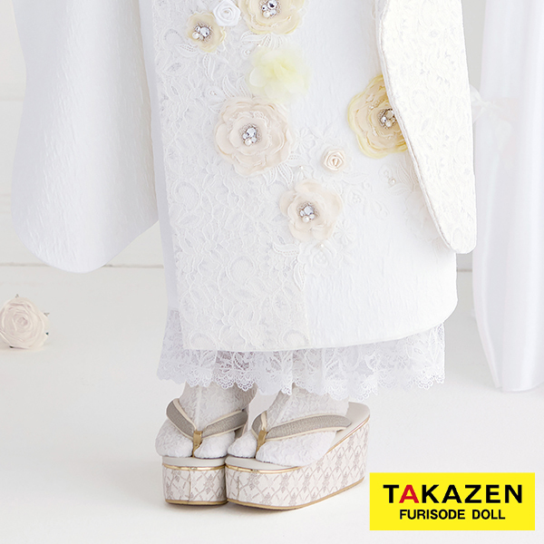 レースインナーネットレンタル(レース素材つけ襟・スカートセットレンタル)　白/ホワイト　おしゃれ　R8