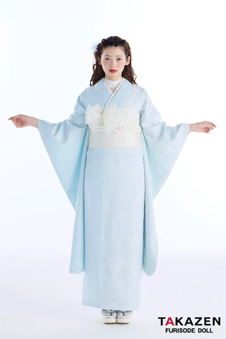 最新作ヴィンテージスタイル 水色 すっきり シンプル きれいめ スカッ