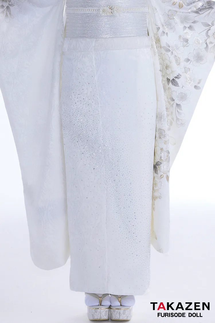 最新作ヴィンテージスタイル 白/真っ白 シンプル きれいめ 無地/袖に柄