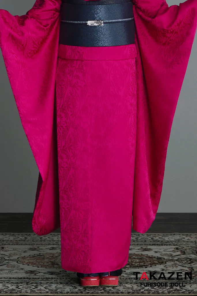 ヴィンテージスタイル　紫/ワインレッド　無地　シンプル　個性的　目立つ　かっこいい　かぶらない振袖ネットレンタル　派手　香川るな　26064