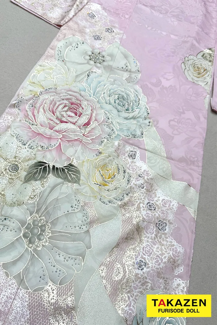 ヘップバーン最新作 コスメカラー ピンク バラ柄/リボン柄 一番