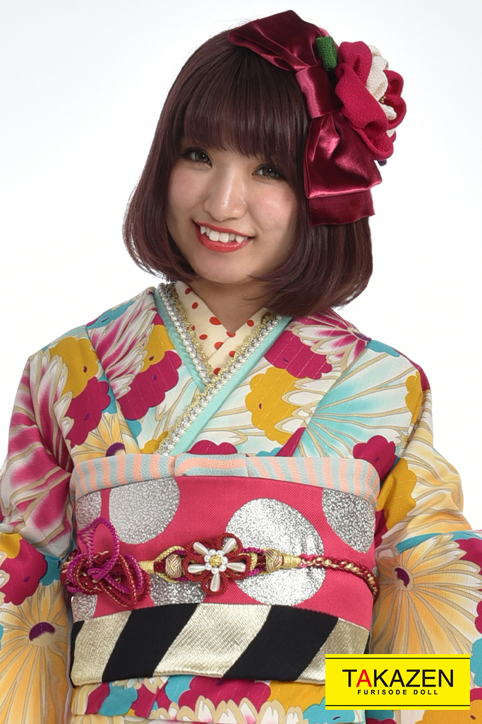 格安レトロ　ピンク/ブルー(水色)　総柄　10万円以下　振袖フルセットネットレンタル　派手 おしゃれ　　#F0017