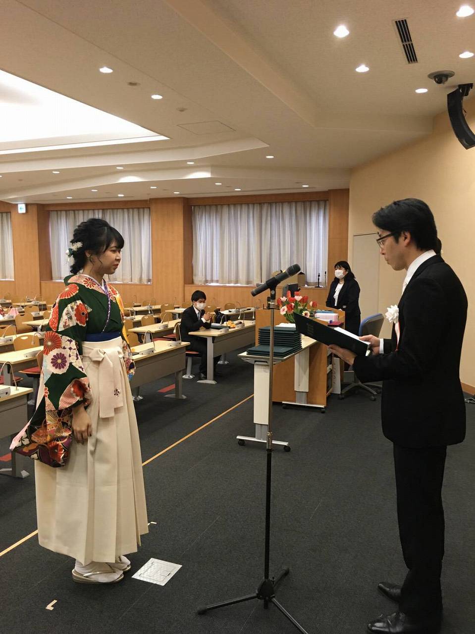 袴がとてもかわいく周りの反応がすごくよかったです。
