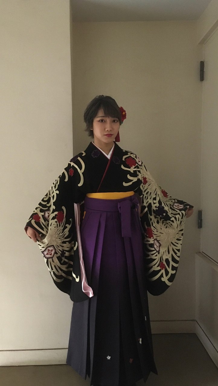 思っていたよりもとてもかわいく 良い卒業式となりました。