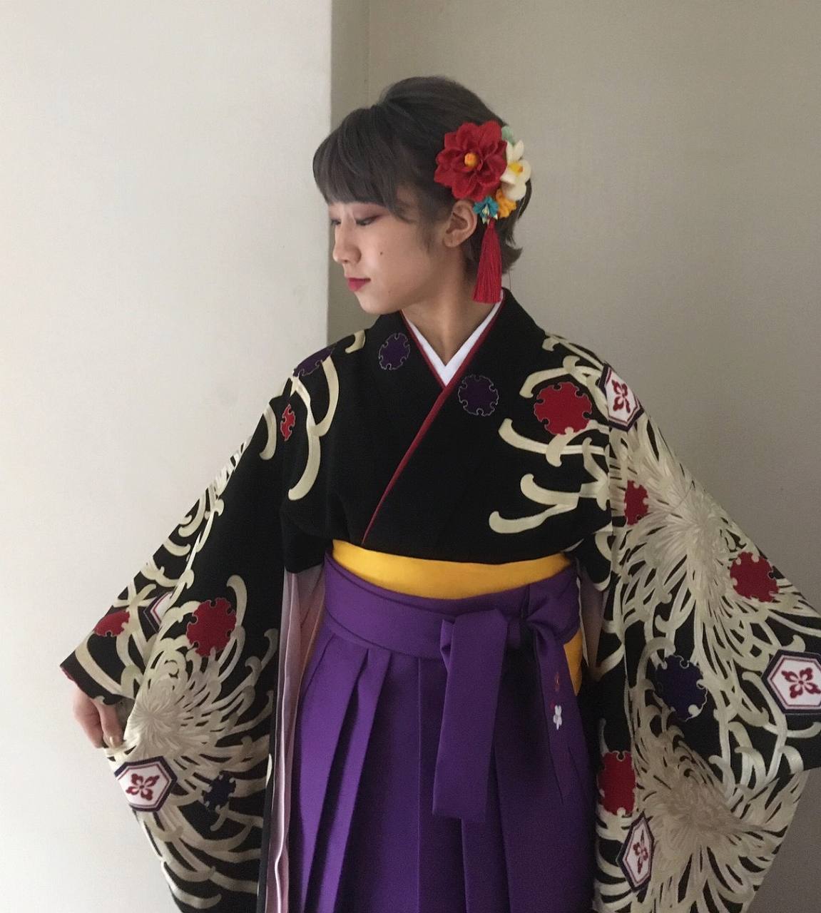 思っていたよりもとてもかわいく 良い卒業式となりました。