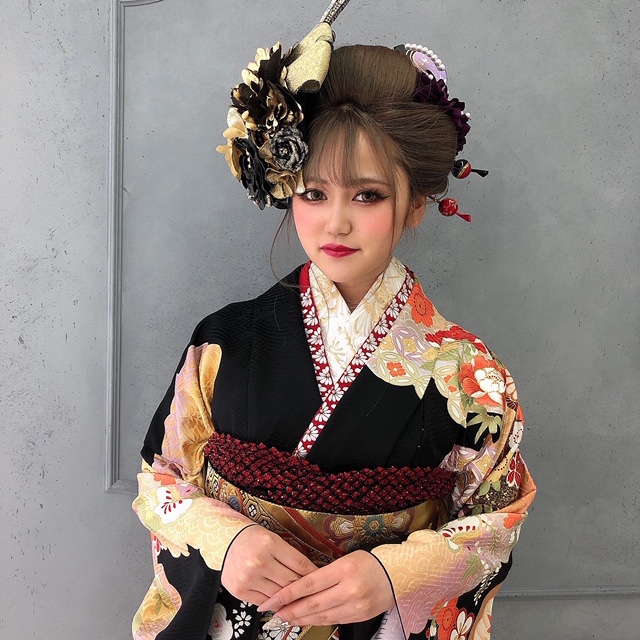 カッコイイ花魁風ヘアスタイル 全国対応 振袖 袴通販レンタルならfurisode Doll フリソデドール By Takazen 成人式振袖 卒業式袴ecレンタルno 1