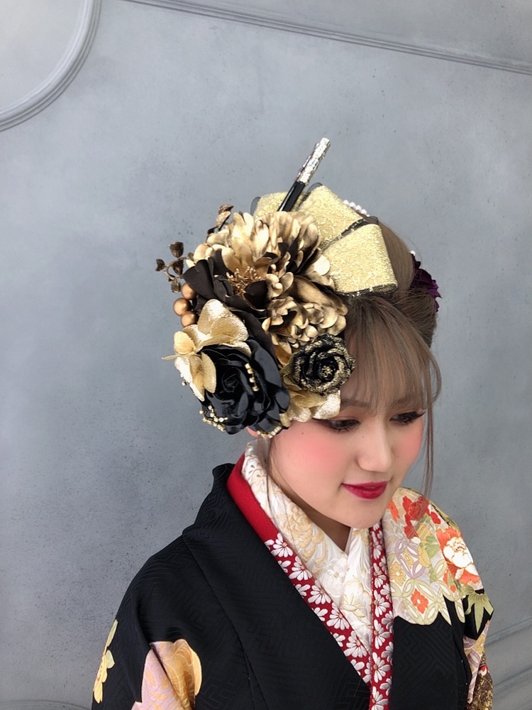 カッコイイ花魁風ヘアスタイル 全国対応 振袖 袴通販レンタルならfurisode Doll フリソデドール By Takazen 成人式振袖 卒業式袴ecレンタルno 1