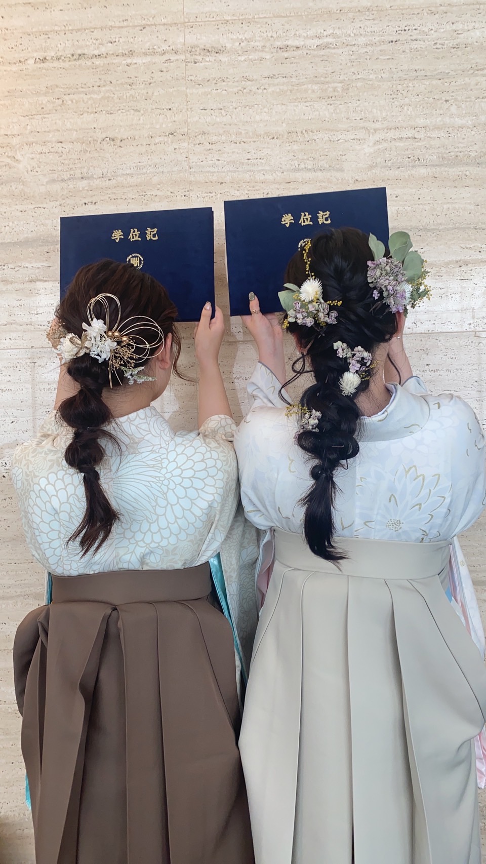 一番気に入った袴を着れて嬉しかったです💖💖