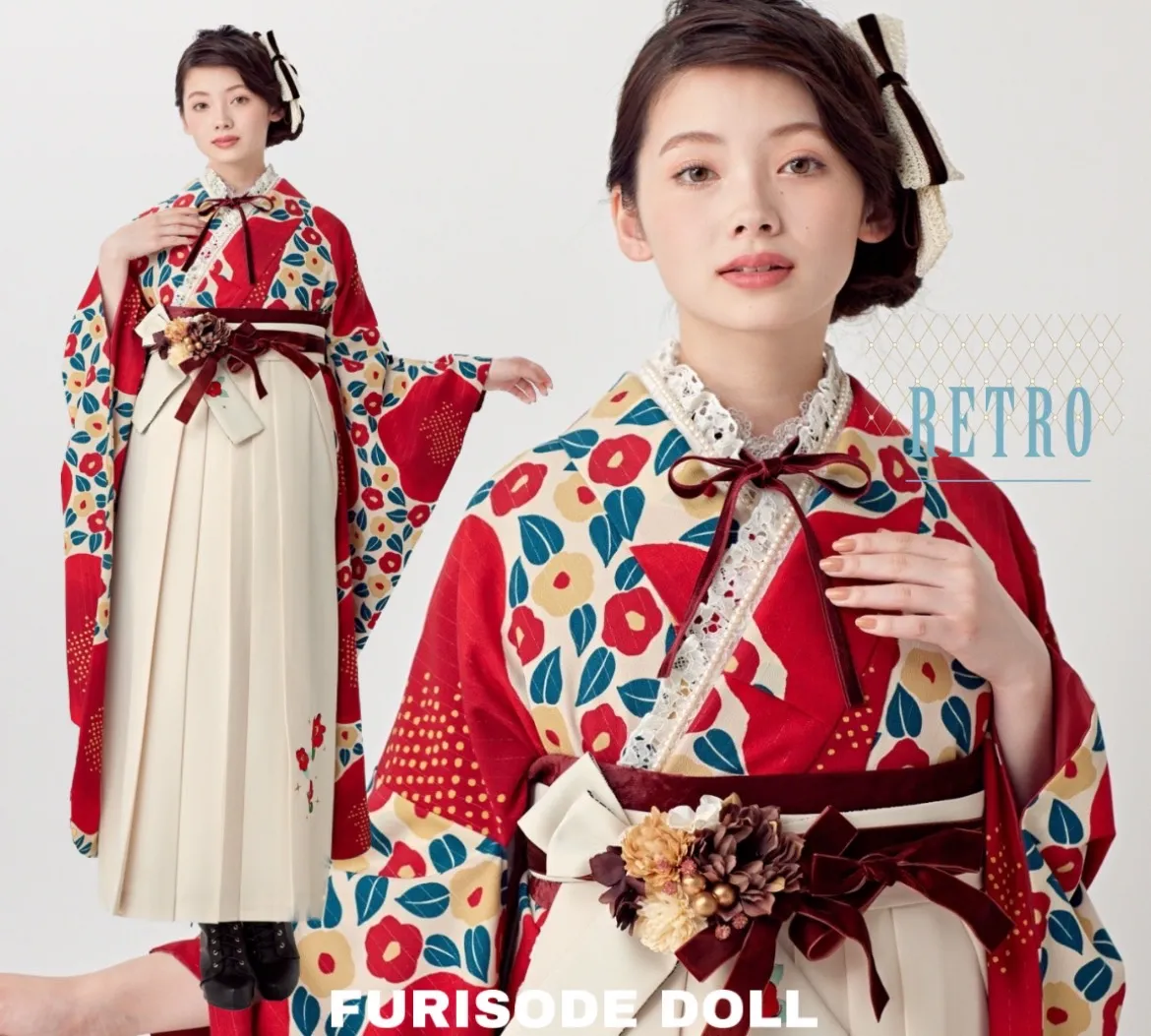 2024年卒業式袴ネットレンタルならFURISODE DOLL　フリソデドール　最新作袴がまだ間に合う