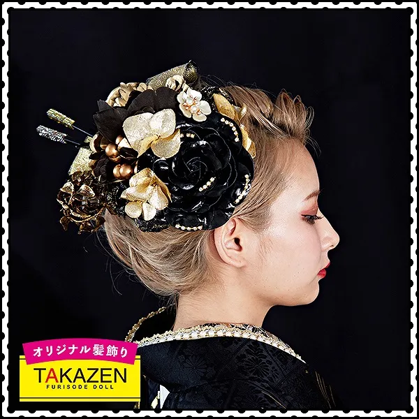 卒業式前撮り　袴前撮り　成人式前撮り　髪飾り　ヘアアレンジ