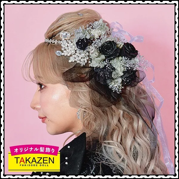卒業式前撮り　袴前撮り　成人式前撮り　髪飾り　ヘアアレンジ