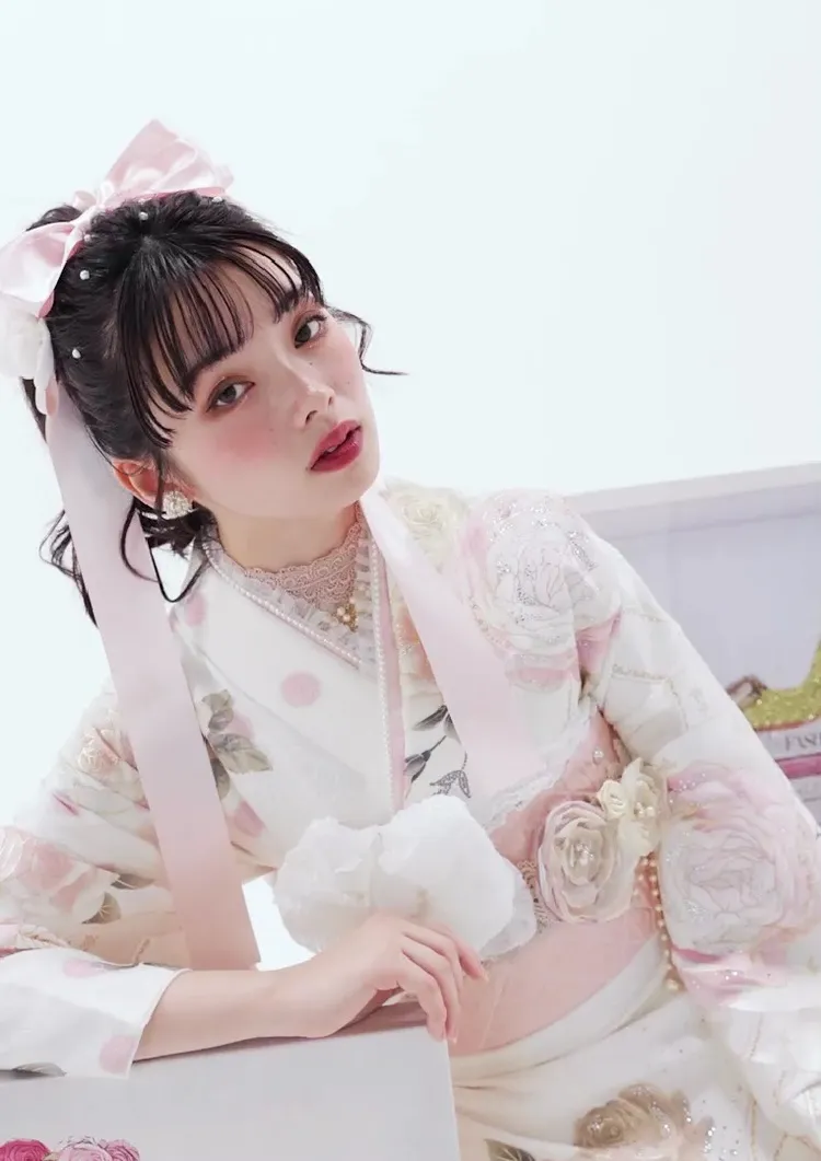 FN11752m 早い者勝ち！着物 振袖 正絹 160〜170cm 白地 梅柄 正絹振袖【169】 – SAKURA TOKYO