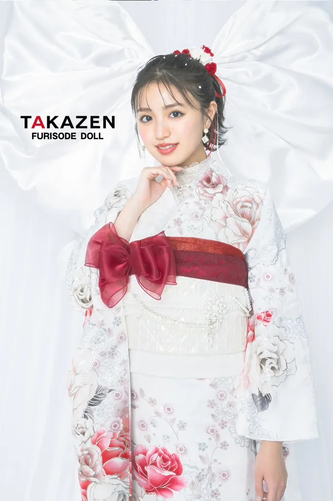 成人式　振袖　可愛い　人とかぶらない　リボン　パール　洋風振袖　キラキラ　