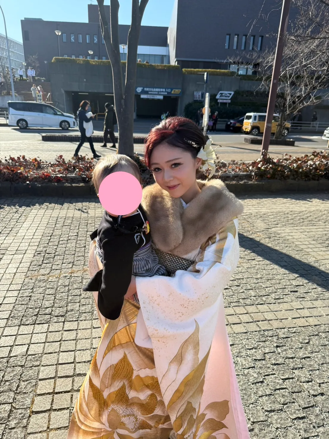 めちゃくちゃ可愛い振袖でみんなにとっても褒められました🌟