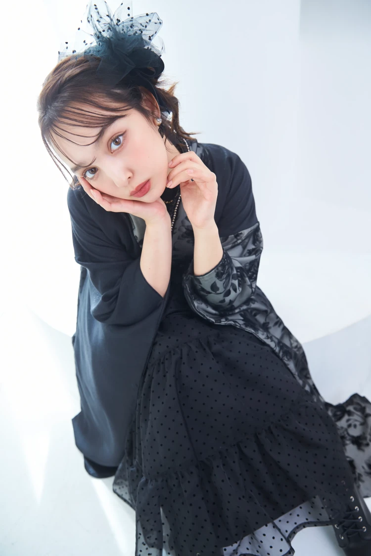 卒業式　ドレス袴　ヴィンテージスタイル　黒