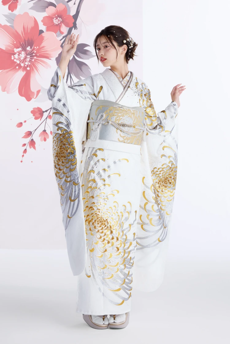 成人式振袖ネットレンタル　粋古典　かっこいい　すっきり　シンプル