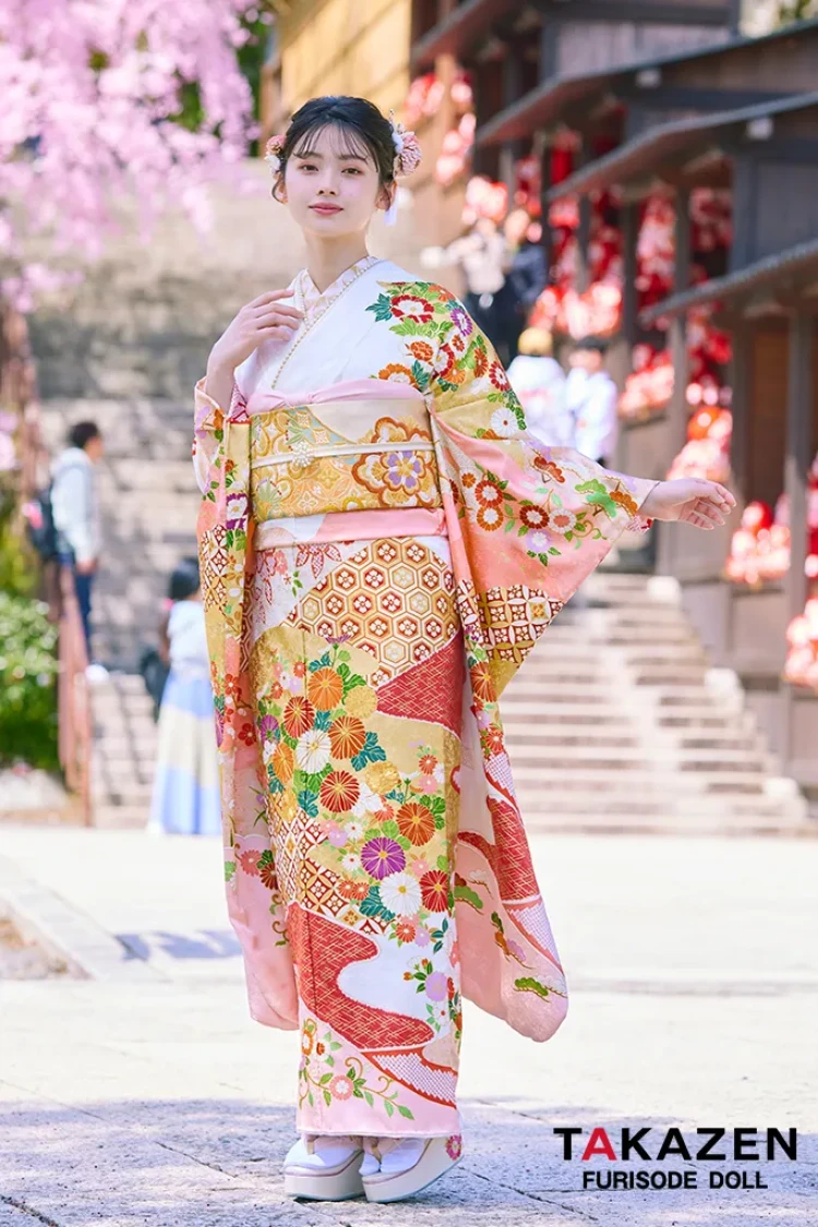 成人式振袖　通販　はんなり　上品　吉澤織物