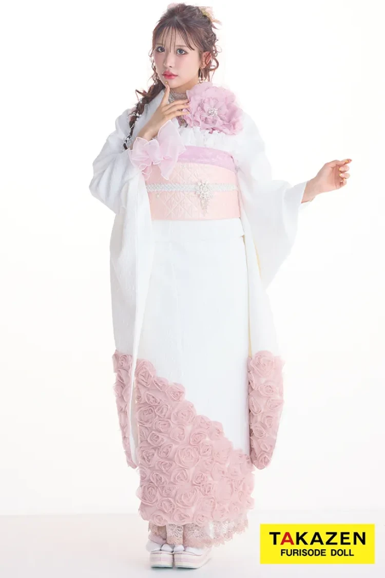 成人式振袖レンタル　EC　HEPBURNシリーズのROSE振袖