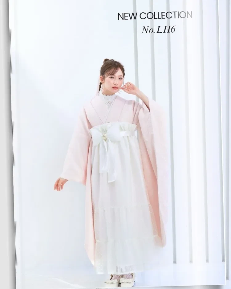卒業式袴　新作　かわいい　ドレス袴　