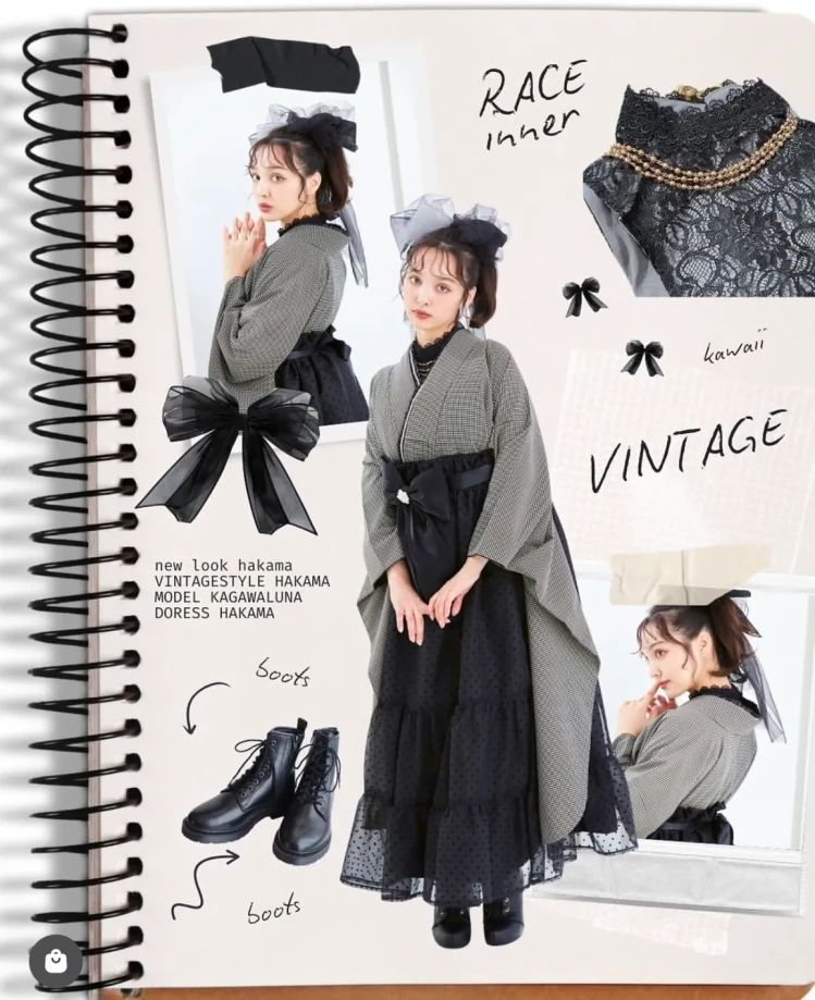 卒業式　袴　レンタル　ヴィンテージ　新作