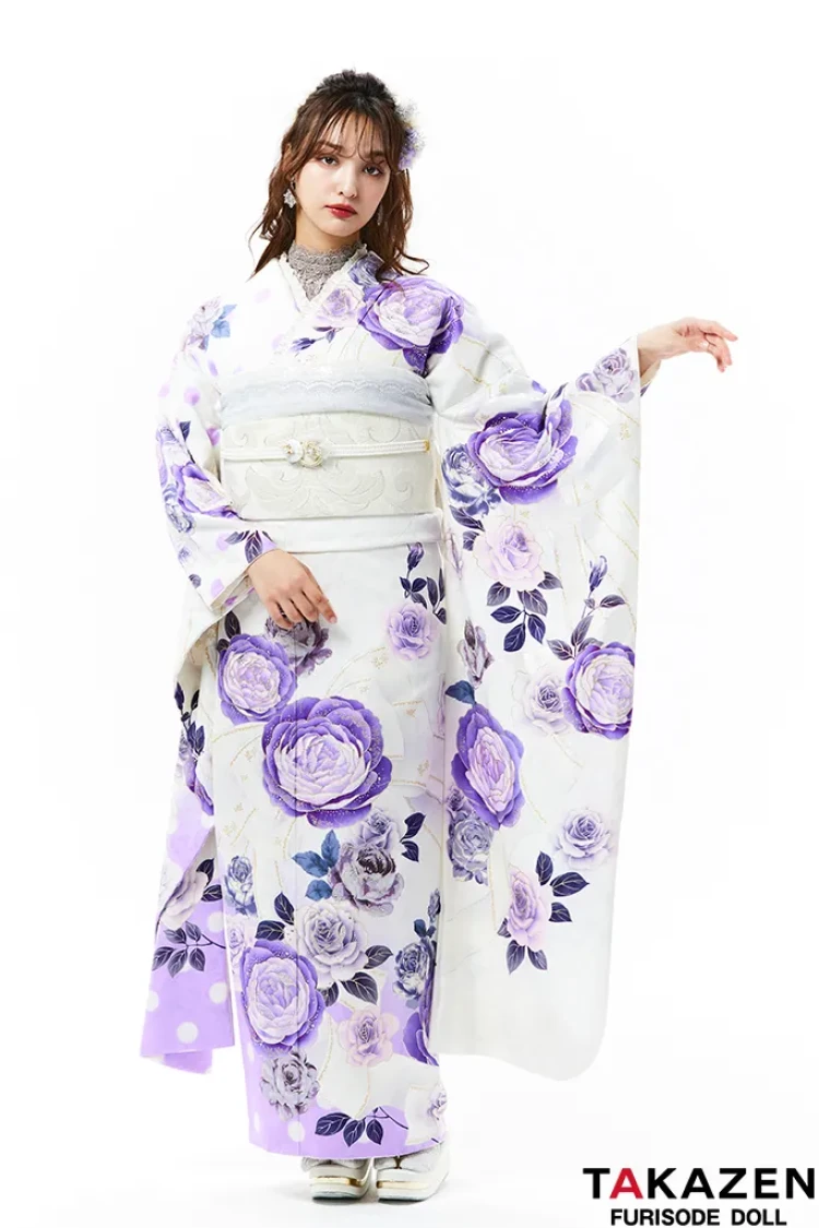 正統派　振袖　ブルべ夏　おすすめ