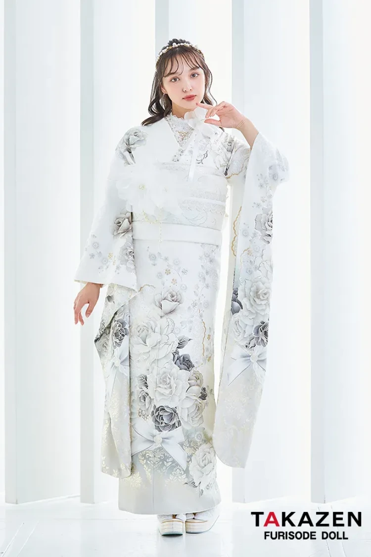 正統派　振袖　ブルべ夏　おすすめ