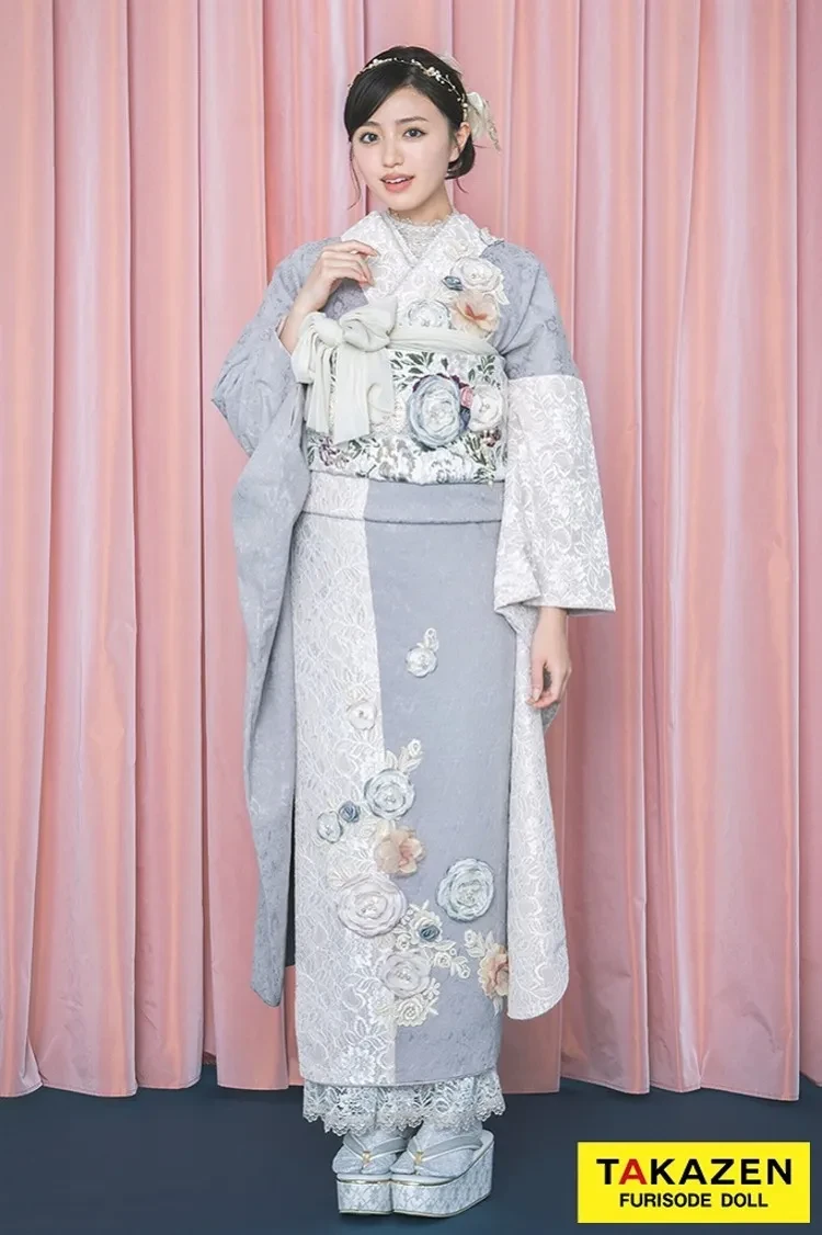 正統派　振袖　ブルべ夏　サマータイプ