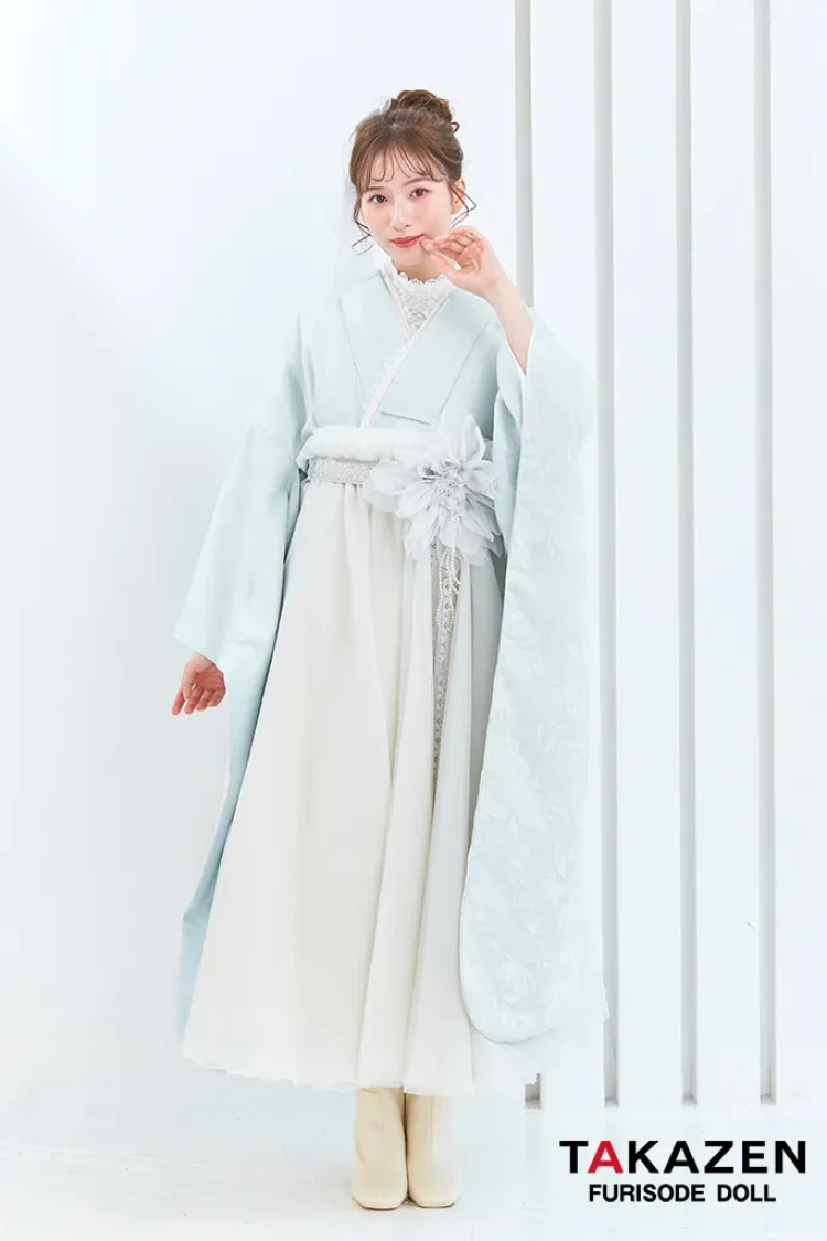 卒業式 袴 レンタル ヴィンテージ 立体花