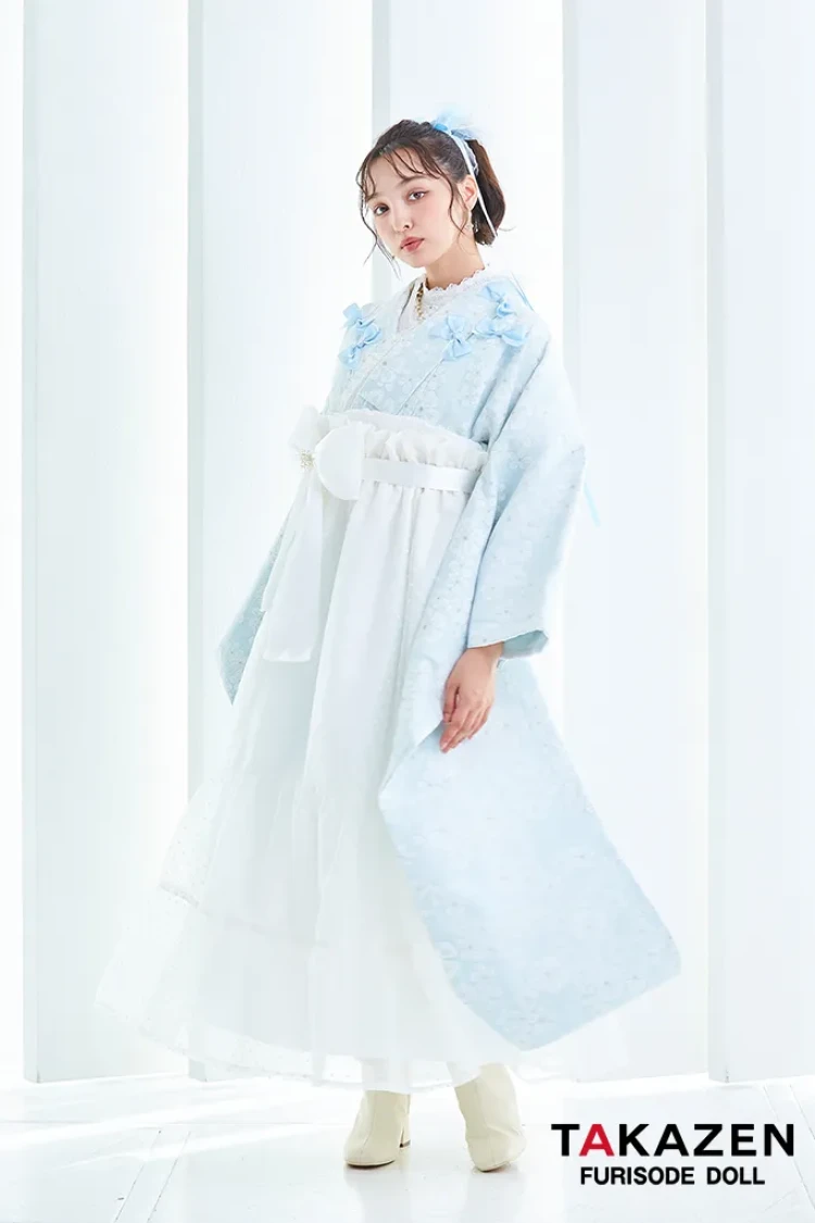 卒業式 袴 レンタル ヴィンテージ 立体花