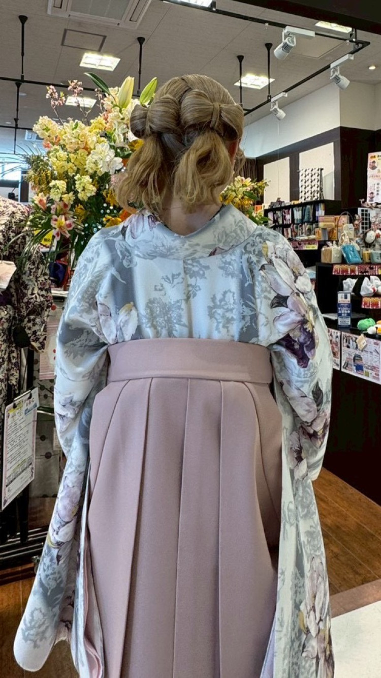 素敵な袴でたくさんの人にかわいいと言って貰えました♡